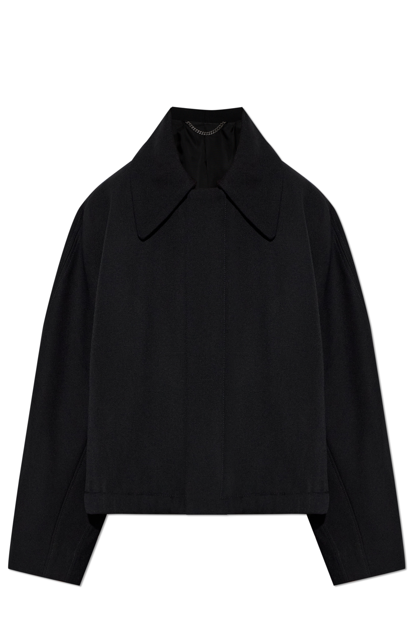 Black Wool jacket with drawstrings Victoria Beckham - Vitkac France